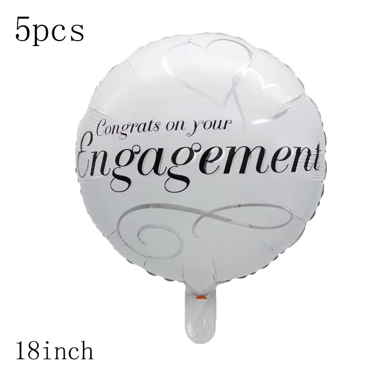 18-дюймовые шары с белым гелием для свадьбы невесты и жениха на День Св. Валентина