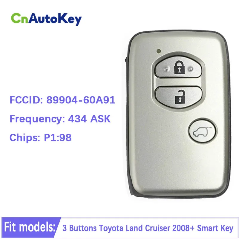 CN007231 B77EA для Toyota Land Cruiser 2008 + смарт-ключ P1 98 4D-67 чип 433 МГц 89904-60A91 бесключевая Go PCB A433 |