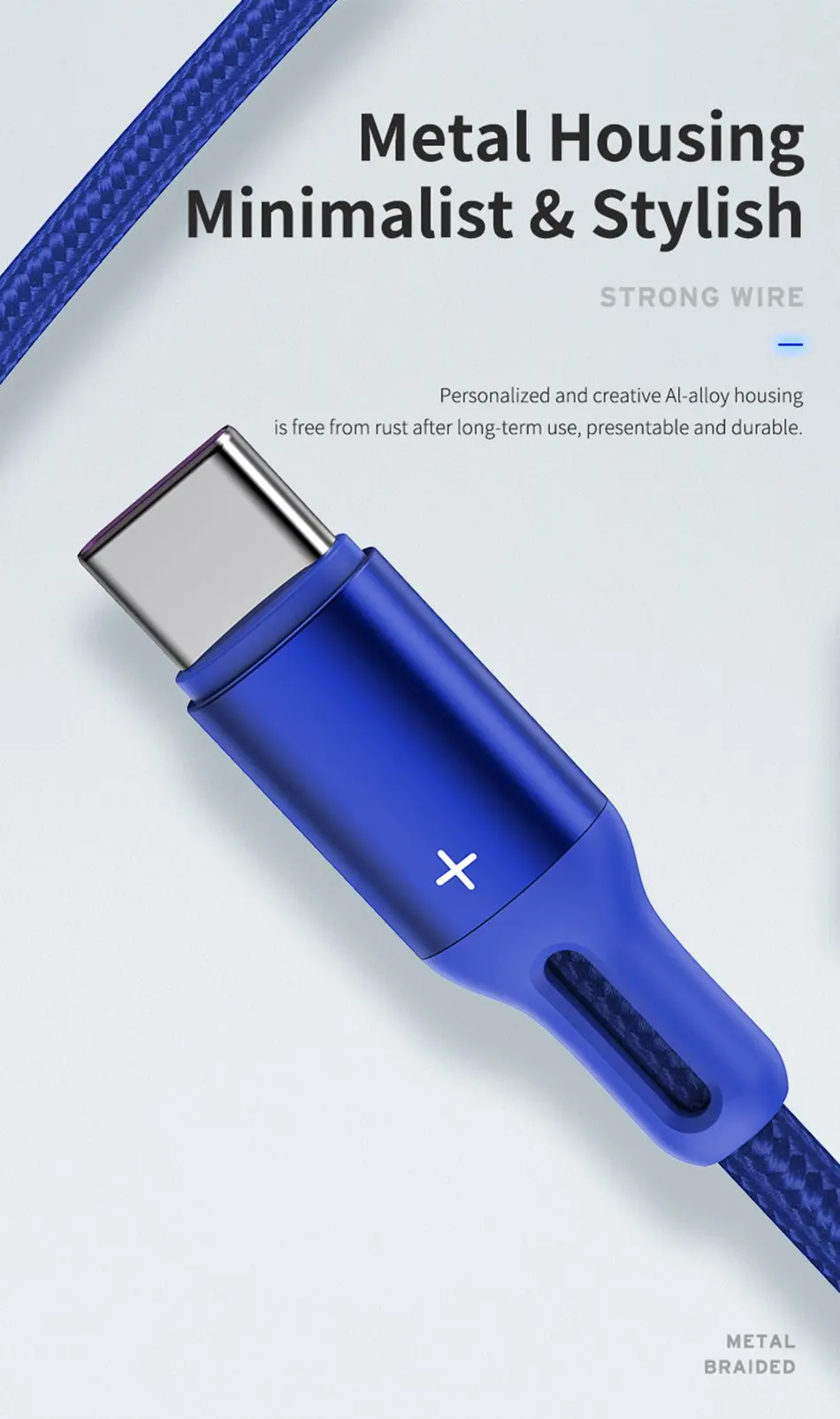 ROCK 2 м 5 м USB C кабель 5A Supercharge type C кабель для huawei p20 lite Быстрая зарядка кабель для samsung S9 8 Note