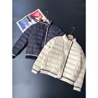 Женская короткая куртка на белом утином пуху, черная и белая зимняя одежда, укороченная шерстяная куртка на молнии с кружевом, тонкое осенне-зимнее пальто, 90