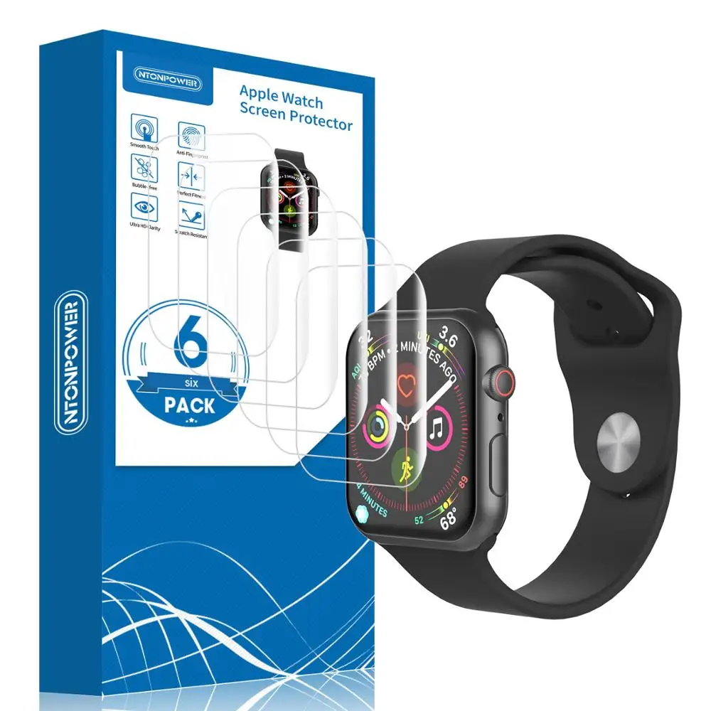 NTONPOWER Защита экрана для Apple Watch серии 3 2 1 ультратонкая Защитная пленка i 4 40 мм 42 44 |