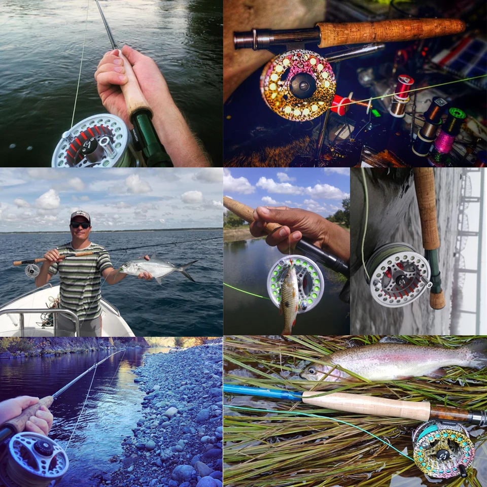 Катушка для ловли нахлыстом Maximumcatch катушка 3/4/5/6/7/8WT|line reel|reel to reel platingreel recorders |