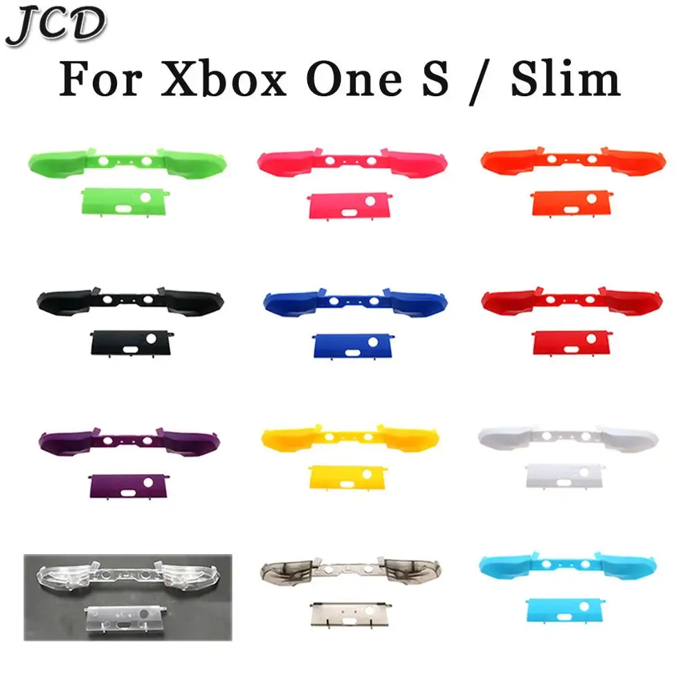 JCD 1 шт. 12 цветов для замены бампера LB RB ТРИГГЕРНАЯ кнопка Microsoft Xbox One S Slim контроллер