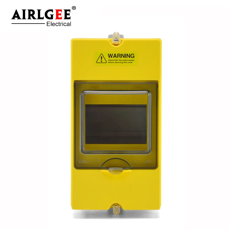 Желтый 4 сторонний уличный водонепроницаемый блок питания пластиковый бытовой