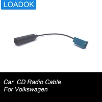 1pcs car cable radio adaptor car antenna amplifier audio cable fakra male head for volkswagen sagitar tiguan golf passat