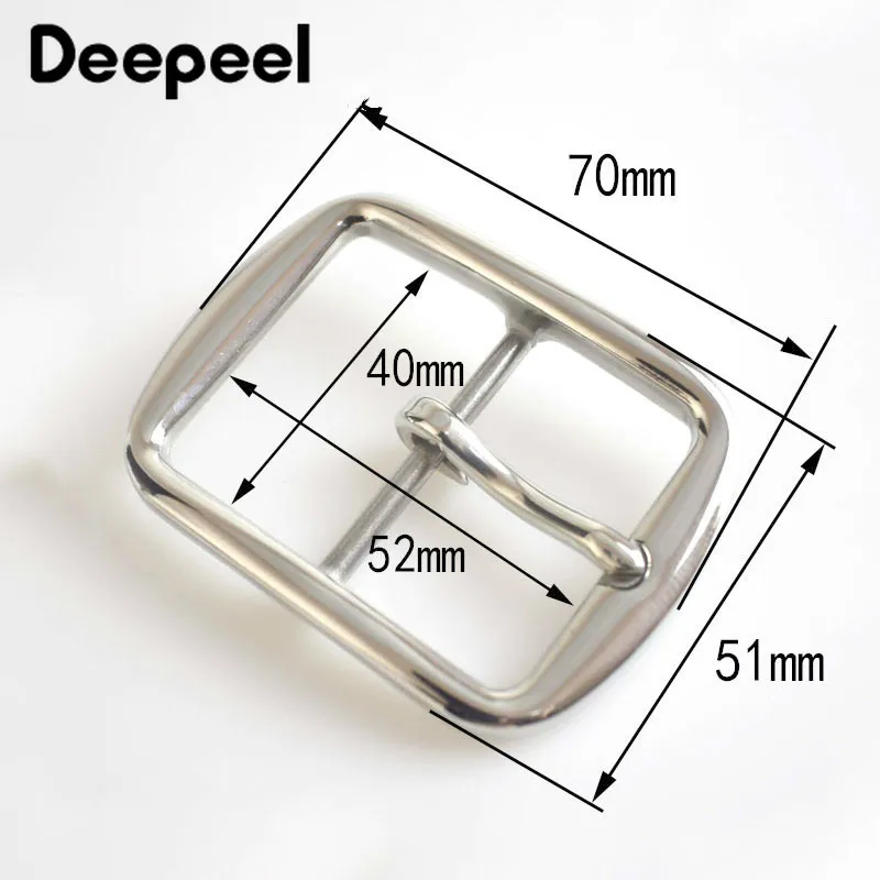 Мужская пряжка Deepeel 40 мм * 52 из нержавеющей стали для ширины ремня 39 деловая брюк
