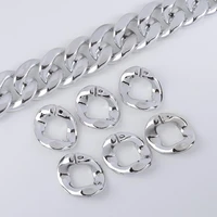 20pcslot large size ccb jump rings necklace bracelet diy accessories plastic split rings connectors for jewelry making