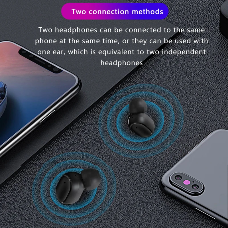 A6L наушники вкладыши TWS беспроводной Bluetooth 5 0 Hands Free Спорт Беспроводная гарнитура