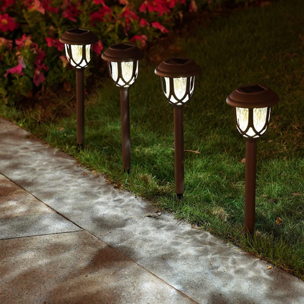 

New LED Solar Pathway Lights Outdoor Solar Garden Lights Waterproof Solar Landscape Lights for Lawn Patio Yard Garden Walkway