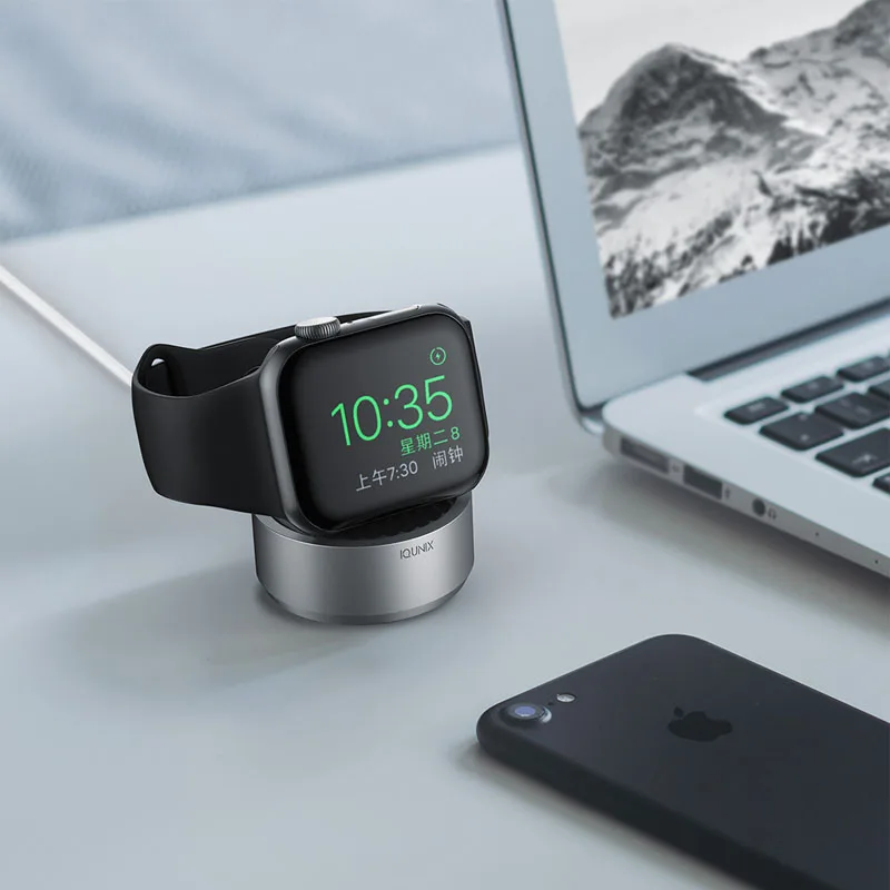 Youpin iQunix конфеты для Apple Watch основание алюминиевый корпус вертикальное размещение