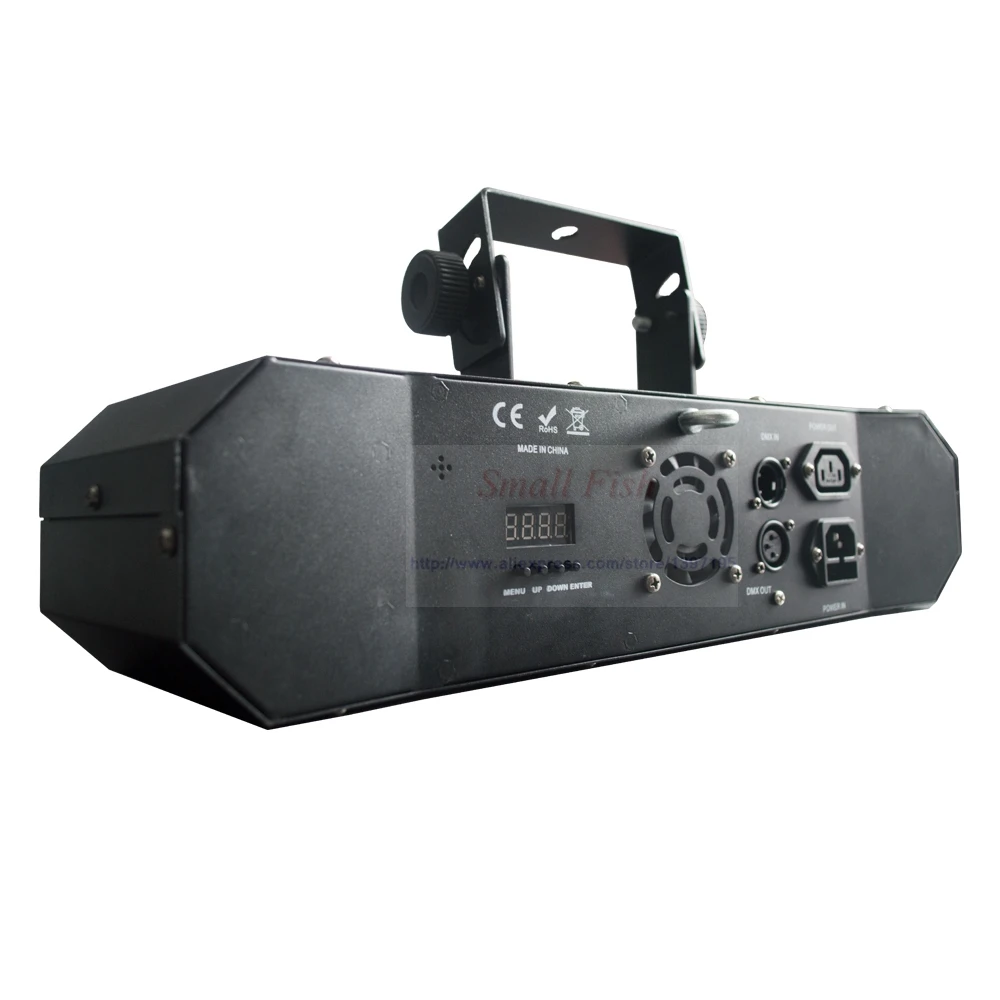 Профессиональный 5 в 1 лазерный проектор с эффектом узора RGBW Audio Star Whirlwind для сцены