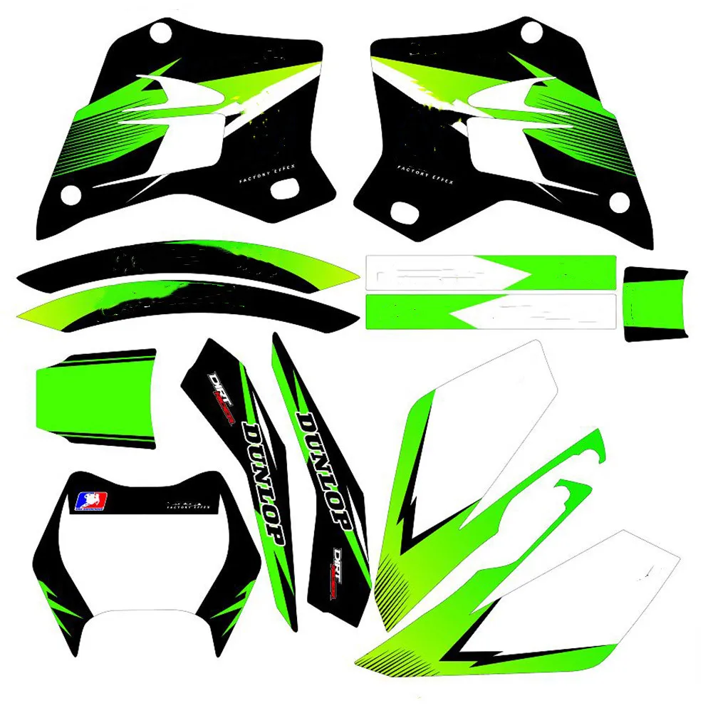 Наклейки для Motocross Team 3M графические наклейки наборы Kawasaki KDX220 KDX220sr 1994 1995 1996 1997 1998 1999