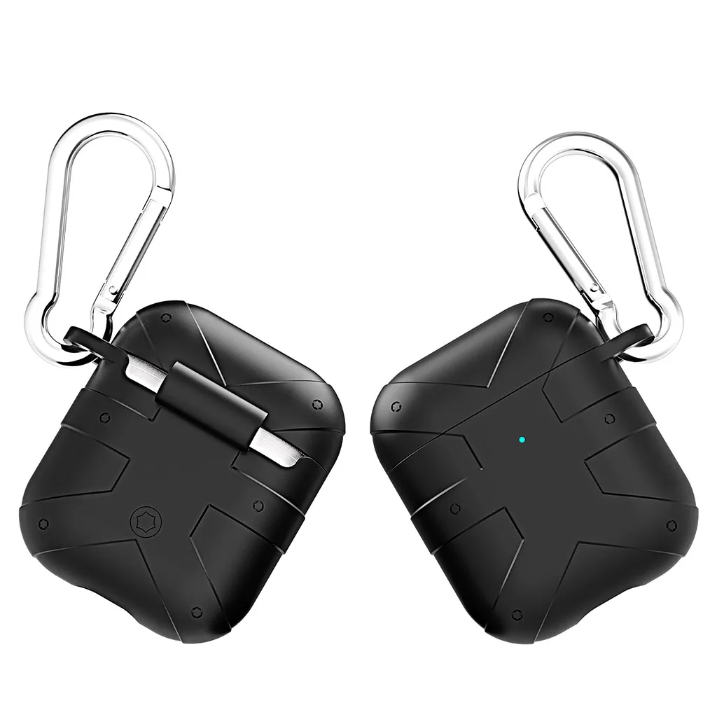Ouhaobin чехол для наушников s Apple AirPods силиконовый защитный 2 Аксессуары