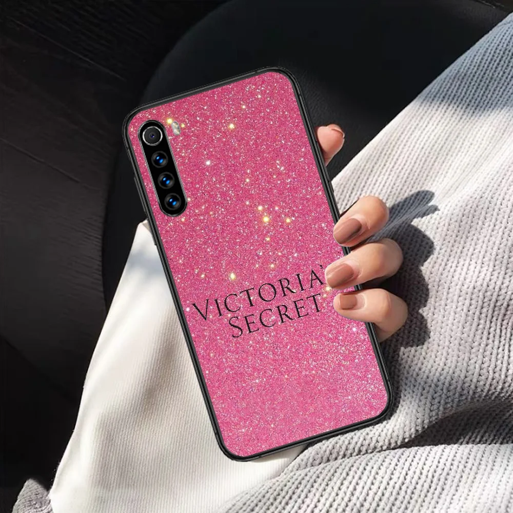 

Victoria VS Love Pink Phone Case Cover Hull For XIAOMI Redmi 7 7a 8 8a 9 9a NOTE 6 7 8 8t 9 9s Pro Max 4X Black Cell Tpu Back