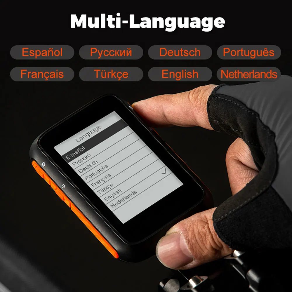 GPS Спидометр беспроводной Велосипедный компьютер одометр 2 4 дюйма ANT + датчик