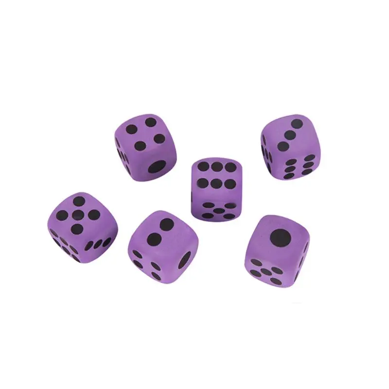

6pcs Specialty Giant EVA Foam Dice Kid Educational Toys Children Party Game Dice