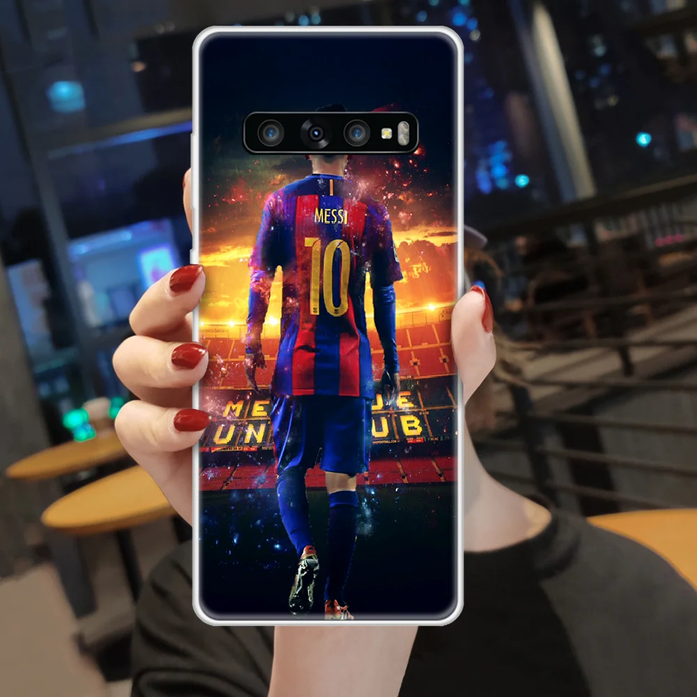 

Lionel Messi soccer 10 Phone Case cover hull For SamSung Galaxy S M 6 7 8 9 10 20 30 31 Edge Plus E Lite Ultra S transparent