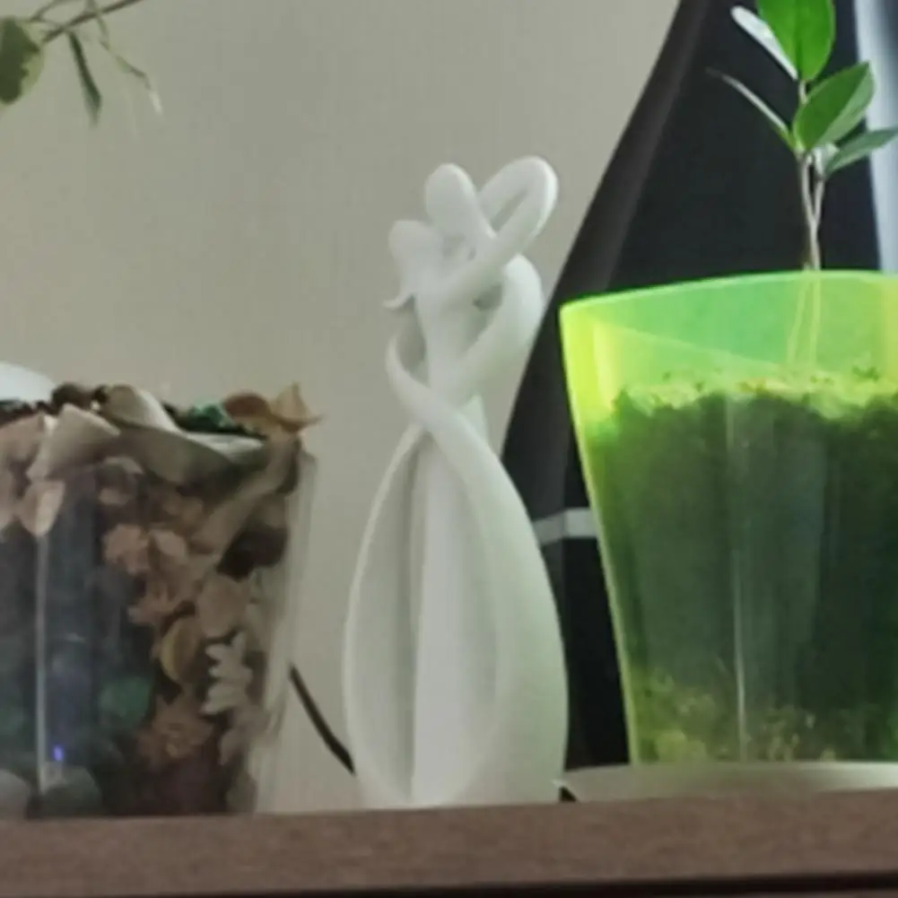 

Abstract Sculpture Fashion Resin Lightweight Wedding Couple Statue Wear Resistant Delicate Couple Statue