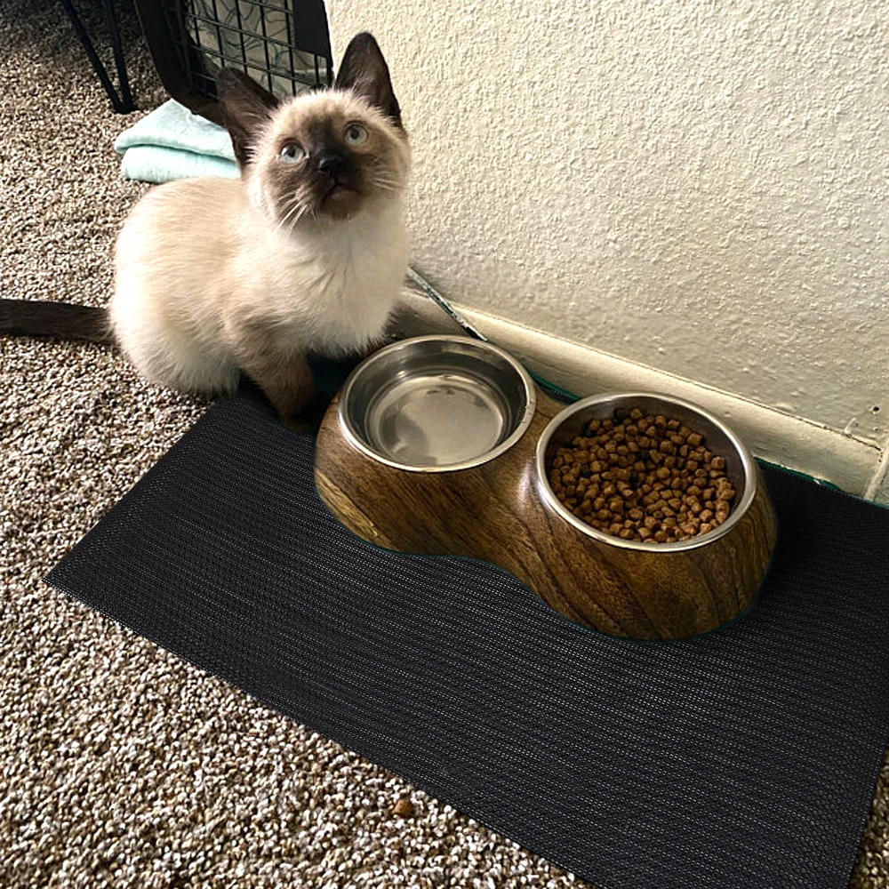 

40*30cm Pet Bowl Mat No-slip Waterproof Dog Cat Food Pad Dish Table Placemat For Dogs Cats Pets Pad Bowl Cup Kitchen Dinner Mat