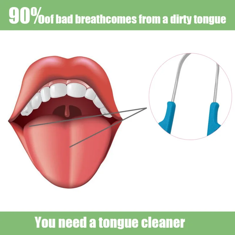 

1 шт., скребок для языка из нержавеющей стали
