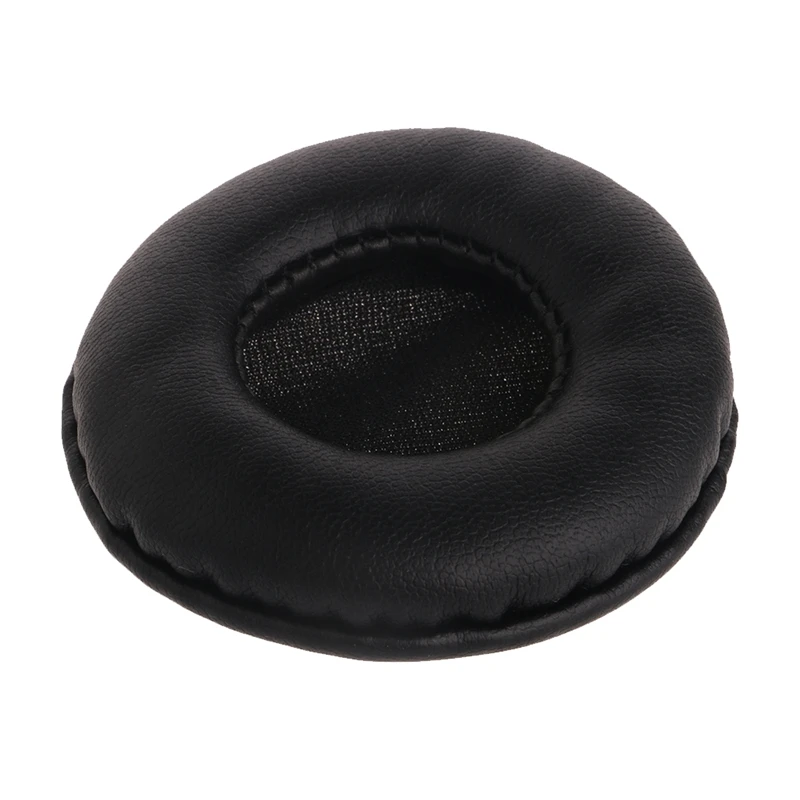 

1 Pair 60mm Replacement Faux Leather Sponge Ear Pads Cushions For Headphone Headset