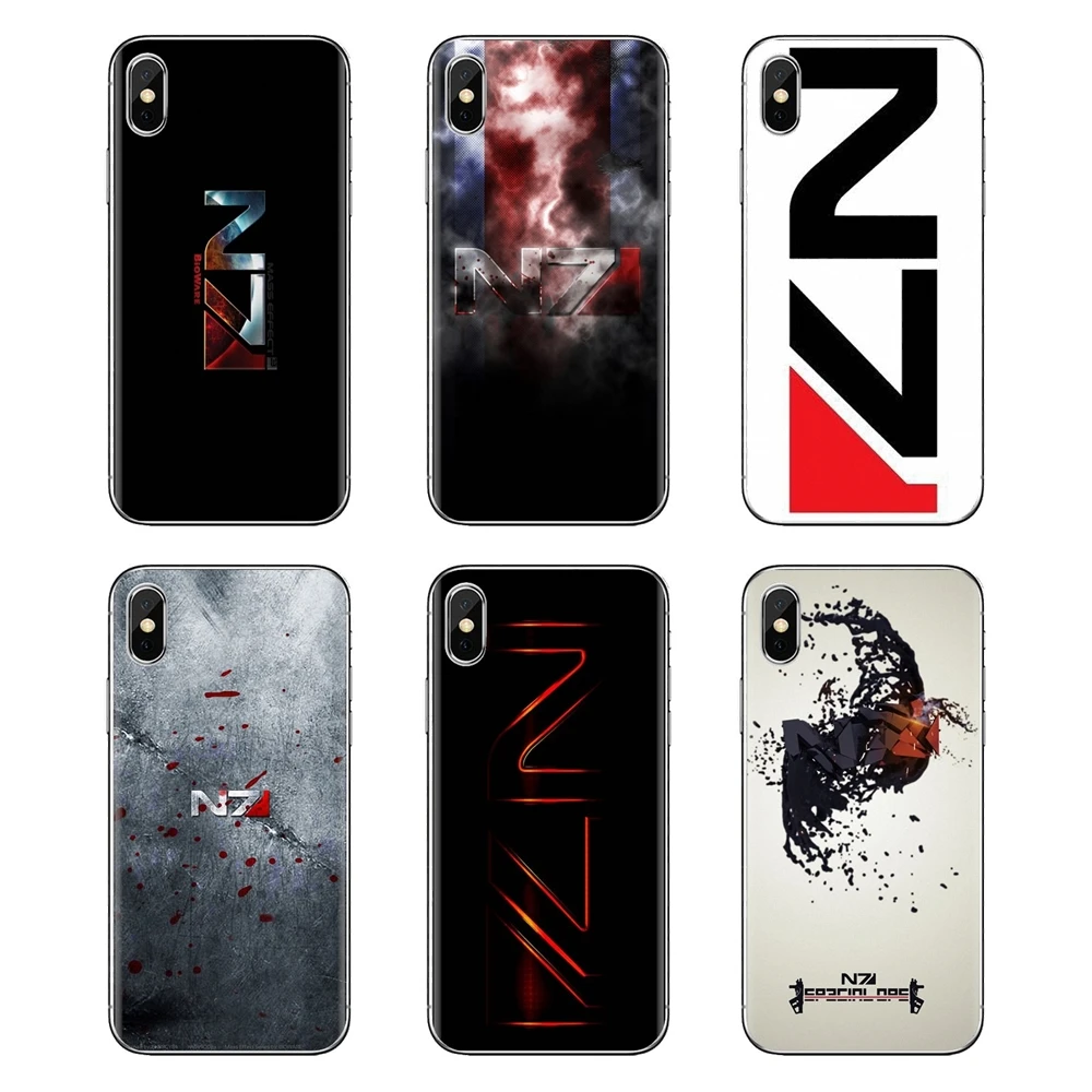 Для Huawei Mate Honor 4C 5C 5X 6X 7 7A 7C 8 9 10 8C 8X 20 Lite Pro Массовый эффект N7 Чехол с принтом логотипа брони прозрачный мягкий крышка.