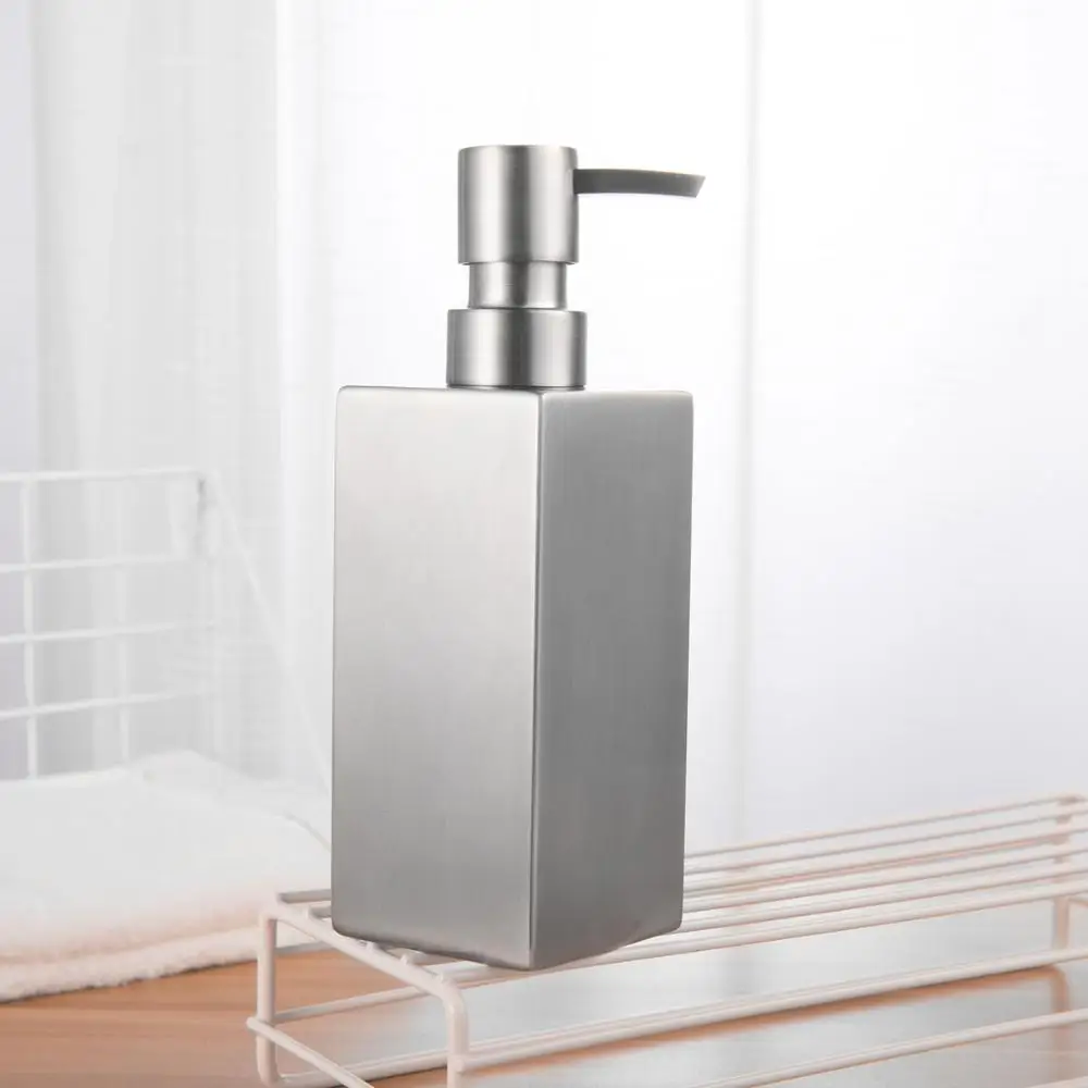 (400 мл) 304 насос для жидкого мыла из нержавеющей стали|Дозаторы мыла| |