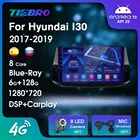 Автомобильный радиоприемник 2 DIN Android 10 для Hyundai I30 2017 2018 2019 Blu-Ray IPS GPS-навигация автомобильный радиоприемник автомобильный мультимедийный плеер Carplay IGO