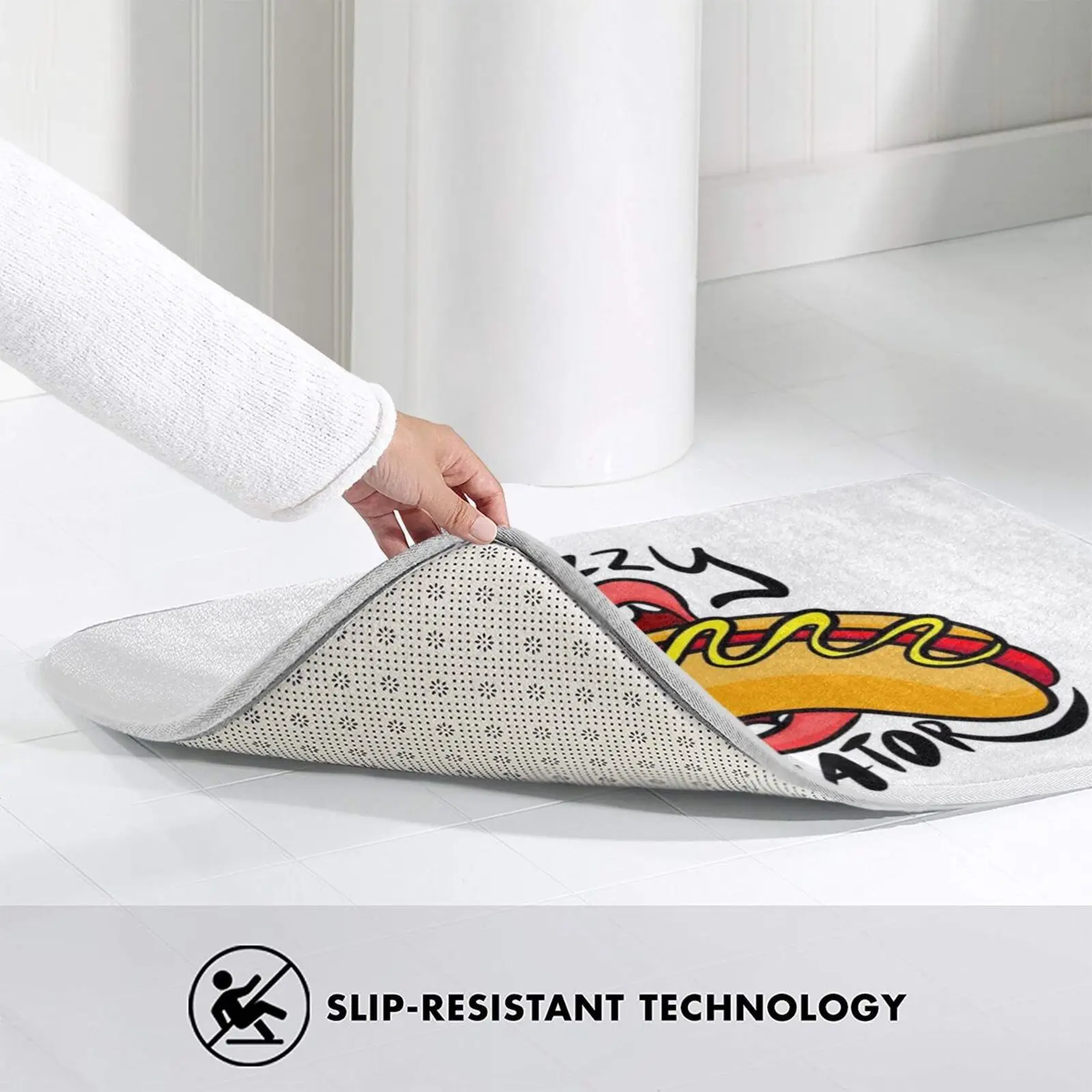 Мягкий Нескользящий Коврик Glizzy для гладиатора/хот-догов коврик подушка