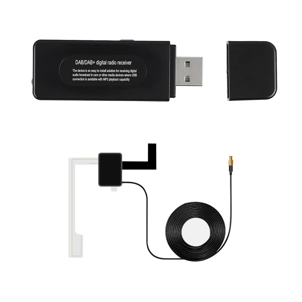 Радиоприемник USB порт Универсальный DAB адаптер автомобильный RDS U диск