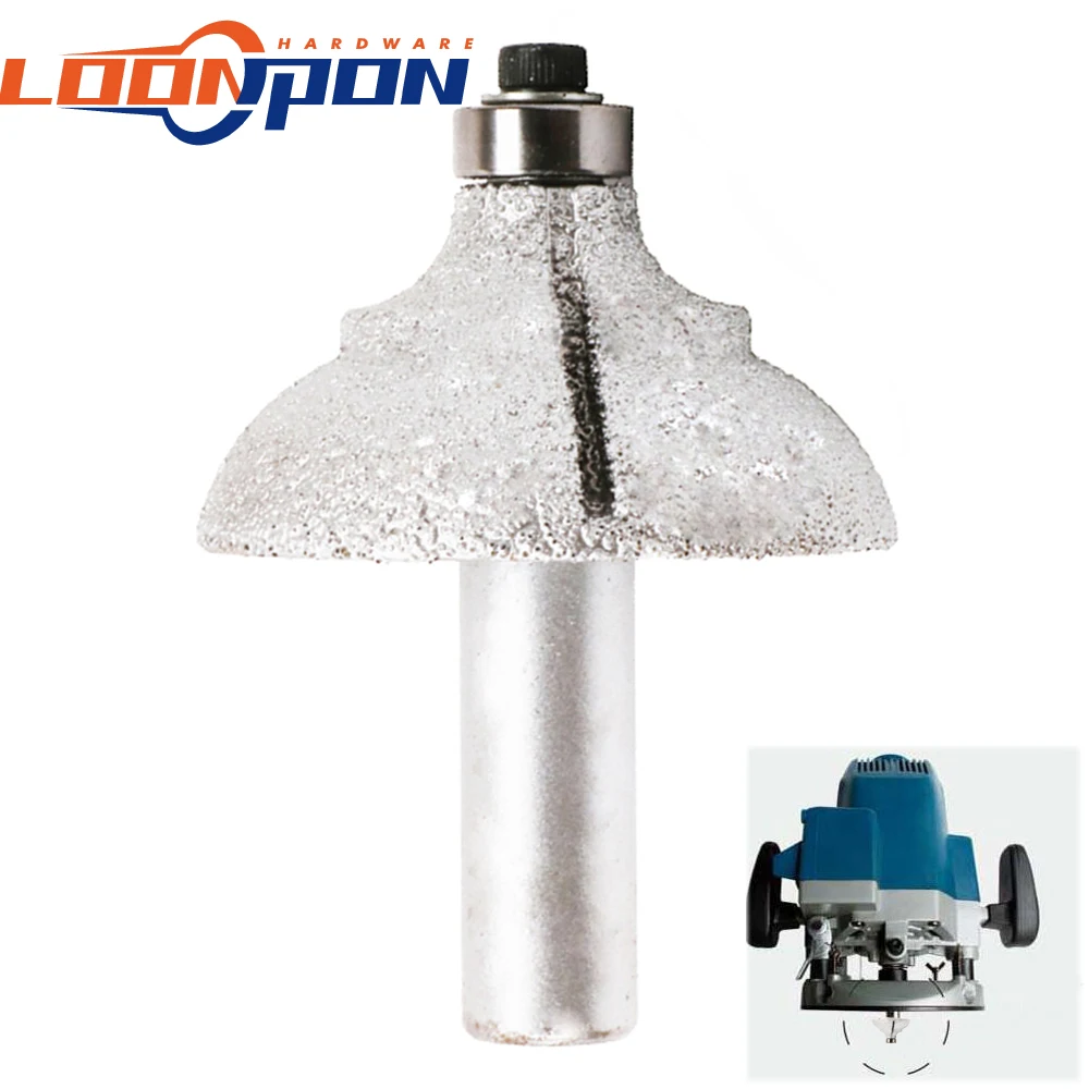 V Вакуумные Паяные алмазные паяльные фрезы для гранита мрамора фрезерный станок