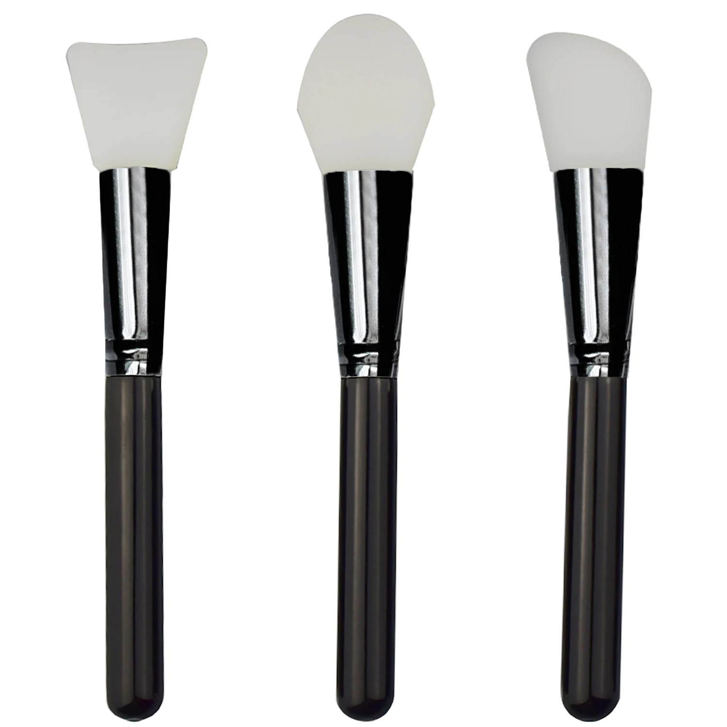 3 шт. силиконовая маска для лица без волос|Аппликатор теней век| |