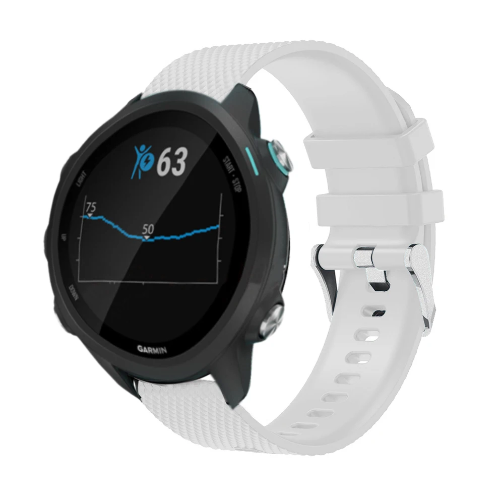 20 мм спортивный силиконовый ремешок для часов для Garmin Forerunner 245 245M 645 Vivoactive 3 умный браслет часы полоса красочный браслет