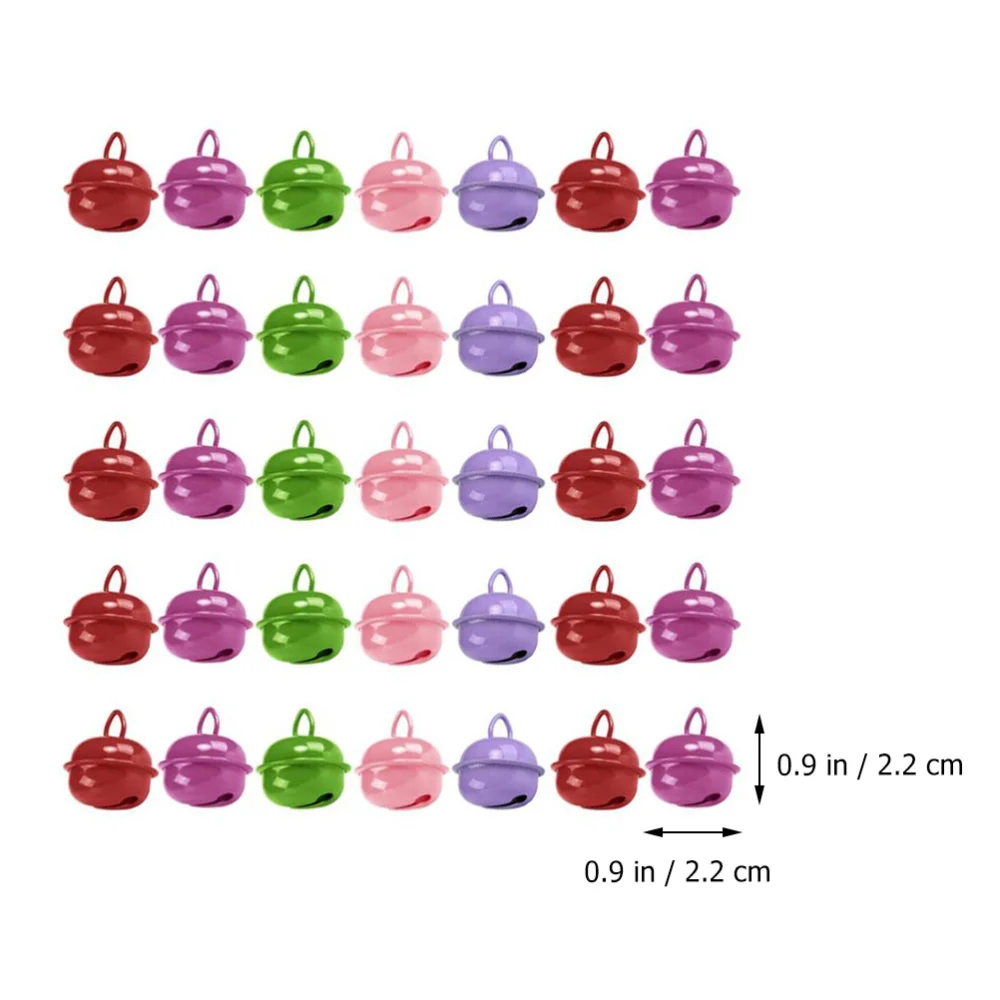 

50 Pcs Lovely Iron Bells Pendant DIY Jingle Bells Bracelets Bags Decor