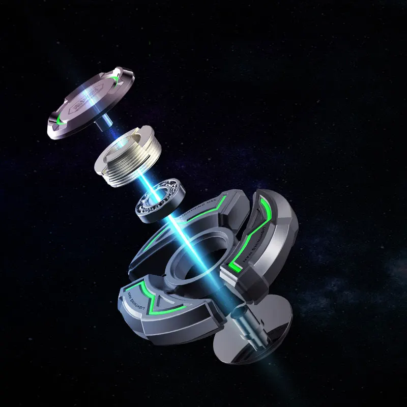 

Luminous Metal Hand Spinner With Box High Speed Lasting Gyro Children Adult Anti Stress Finger Toys Funny Gifts for Friends