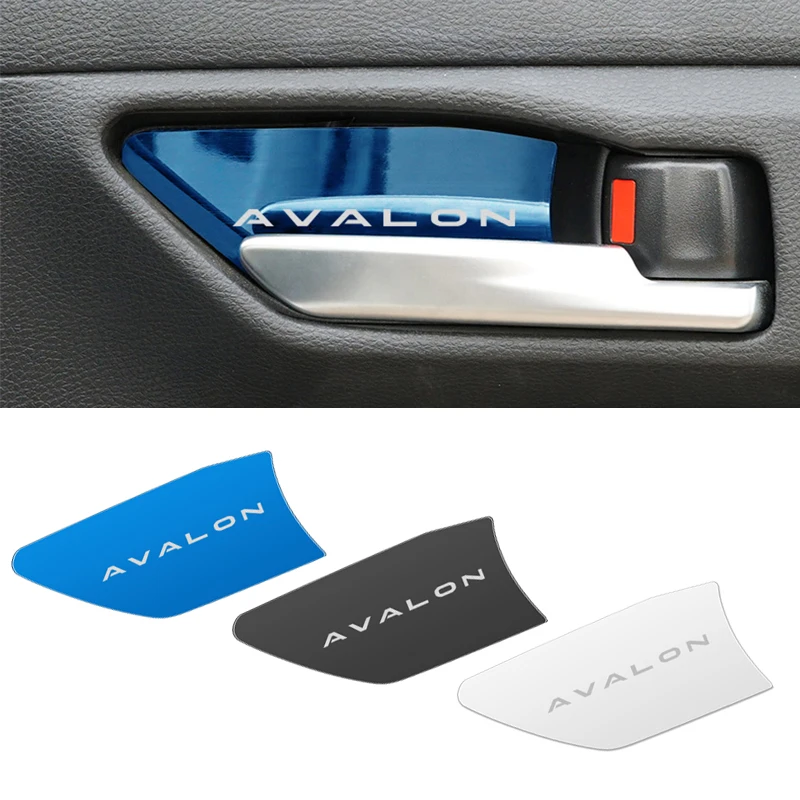 4 шт. украшение из нержавеющей стали для внутренней двери автомобиля наклейки Toyota
