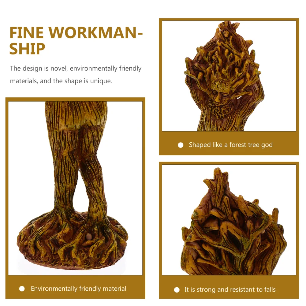 

1pc Figurine Statue Sculpture Resin Mini Ornament Decorative Craft for Desktop