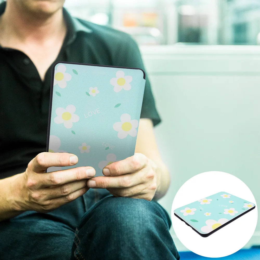 

1Pc E-book Case Protector Silicone Cover Compatible with Kindle Paperwhite 4