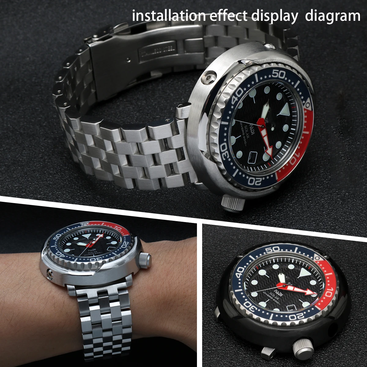 Крепкий стальной безель для часов Seiko Can Case SNE497 498 499 518 533 535 537, аксессуары для часов Armor, персонализированный.