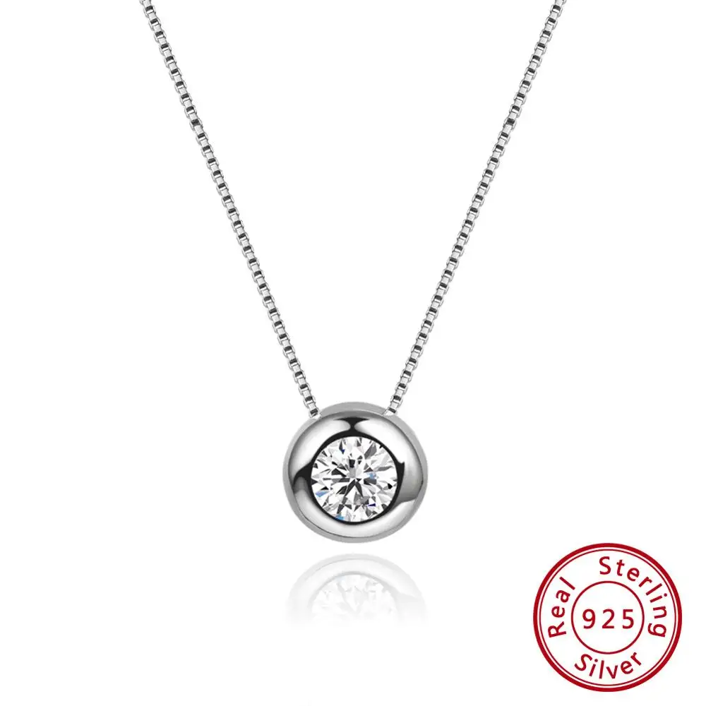 SN136 ORSA JEWELS Настоящее 925 женское серебряное ожерелье с подвеской в виде трубки из стерлингового серебра длинные Подвески стильные украшения для коктейля, вечеринки SN138 - Окраска металла: SN136
