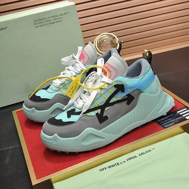 Высококачественные Odsy-1000 кроссовки Мужская обувь Дышащие белые мягкие на