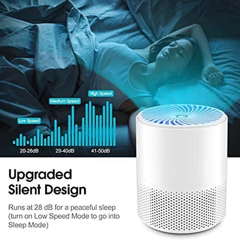 Очиститель воздуха для дома освежитель с низким уровнем шума 3 режима удаления