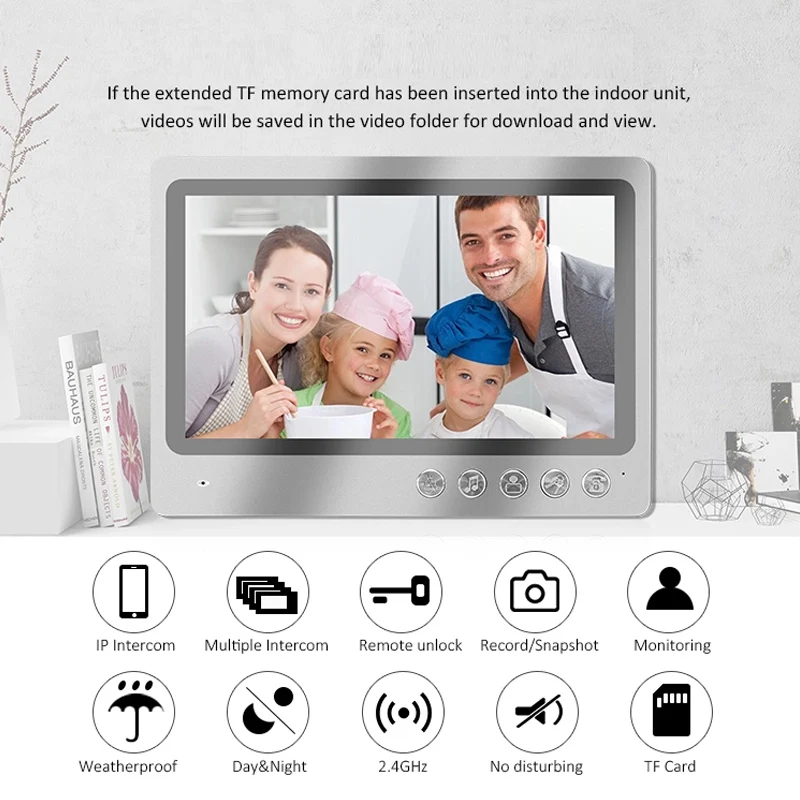 Телефон WI FI/2G 3G 4G 5GAPP дистанционного Управление смарт дверной звонок FI видео