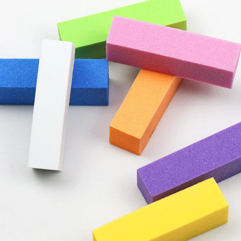 1 шт. разноцветные Формочки брусок для ногтей УФ гель шлифовки полоски маникюр с