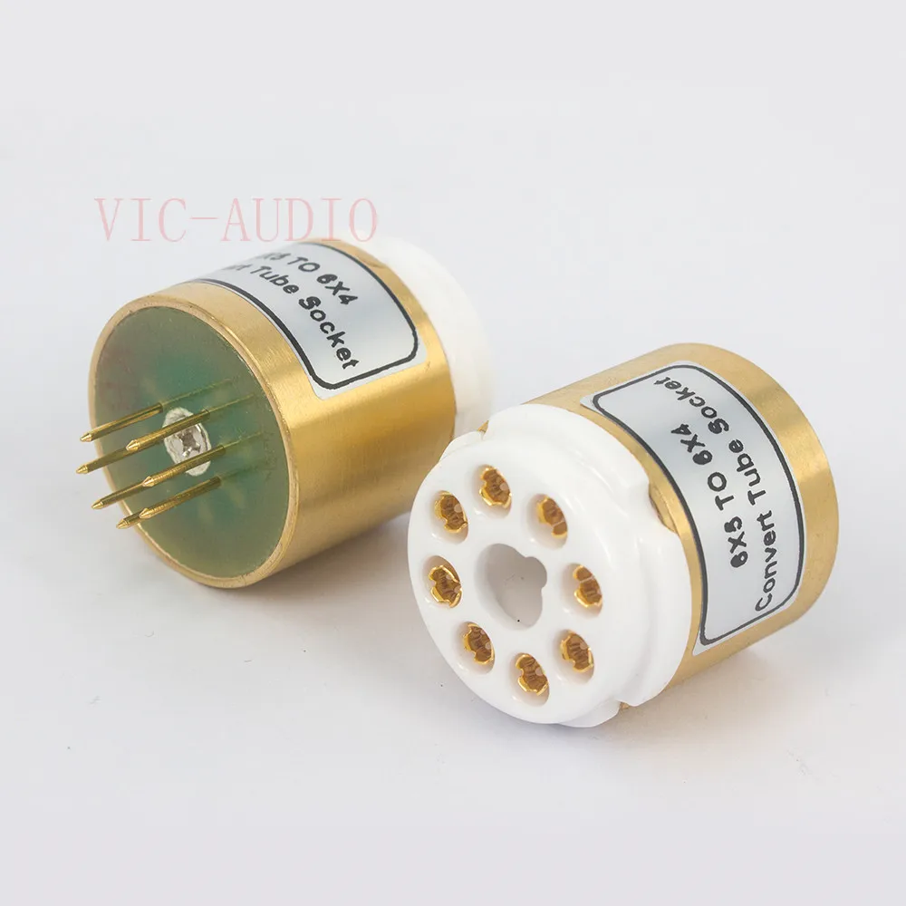 1 шт. 6X5 (верхняя часть) до 6X4 (нижняя трубка 8 контактов 7 сделай сам|vacuum tube|audio vacuum