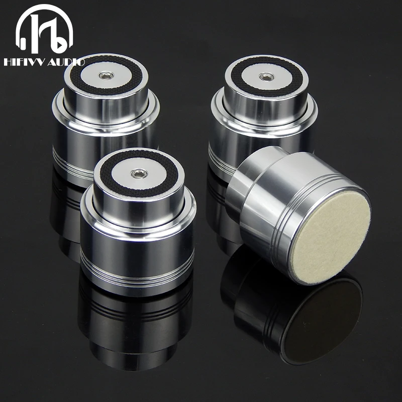 1 шт. Алюминиевые Магнитные подушечки для стоп hifi усилитель динамик коврики для ног колодки 4 шт. D53mm H50mm