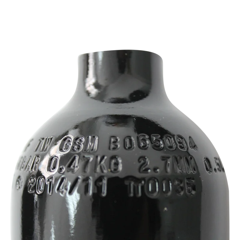 HPAT 0.5L 12oz Пейнтбол Co2 бак/цилиндр с контактным клапаном
