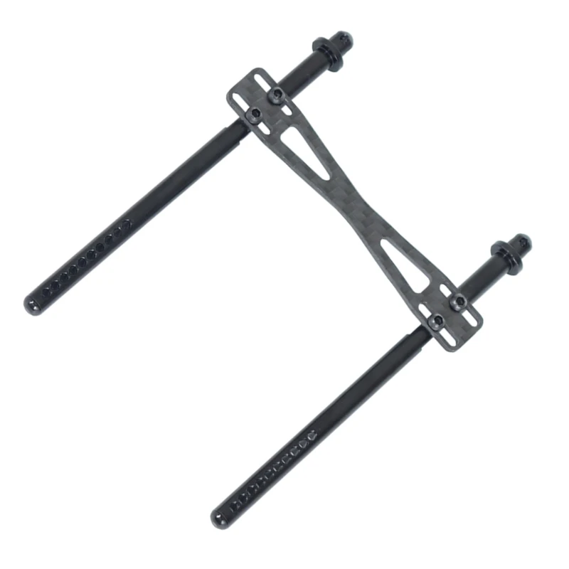 Задний корпус из углеродного сплава с зажимом для Axial SCX10 II 90046 RC Crawler|Аксессуары