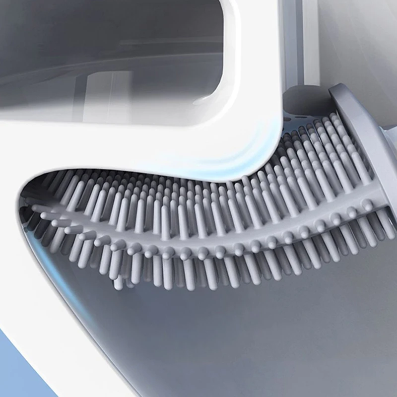 Щетка для унитаза от пола до потолка мягкая резиновая щетка с длинной ручкой