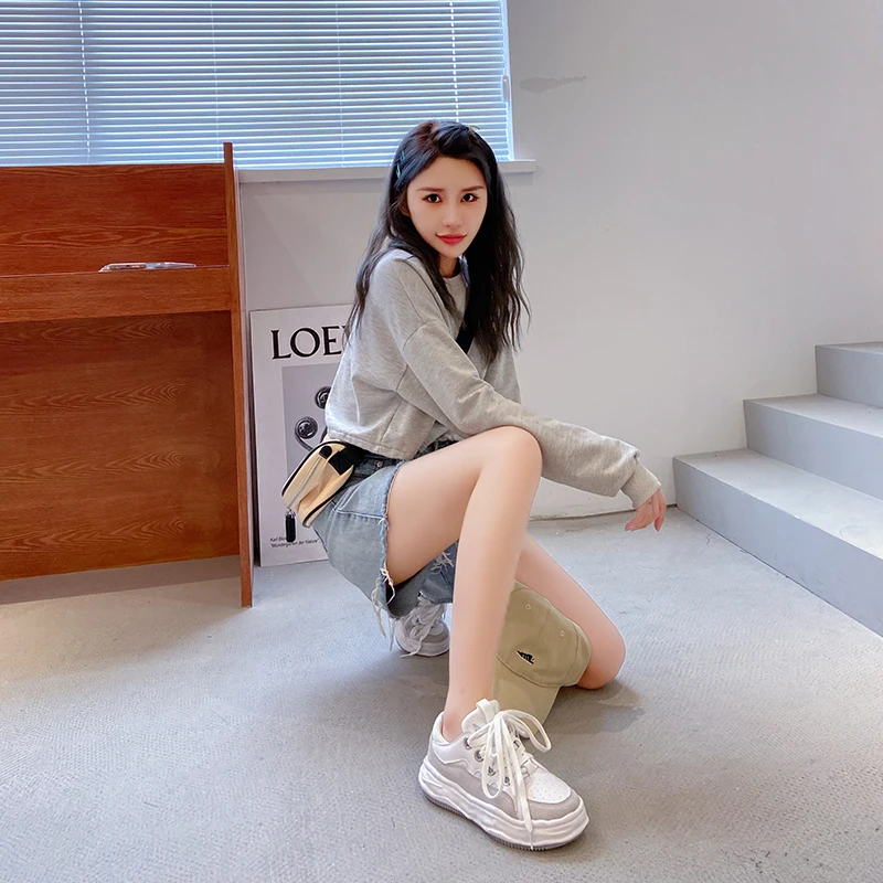 

Обувь для плавания четыре сезона михара ясунхиро в стиле ретро, японская обувь на толстой подошве, маленькая белая Студенческая обувь